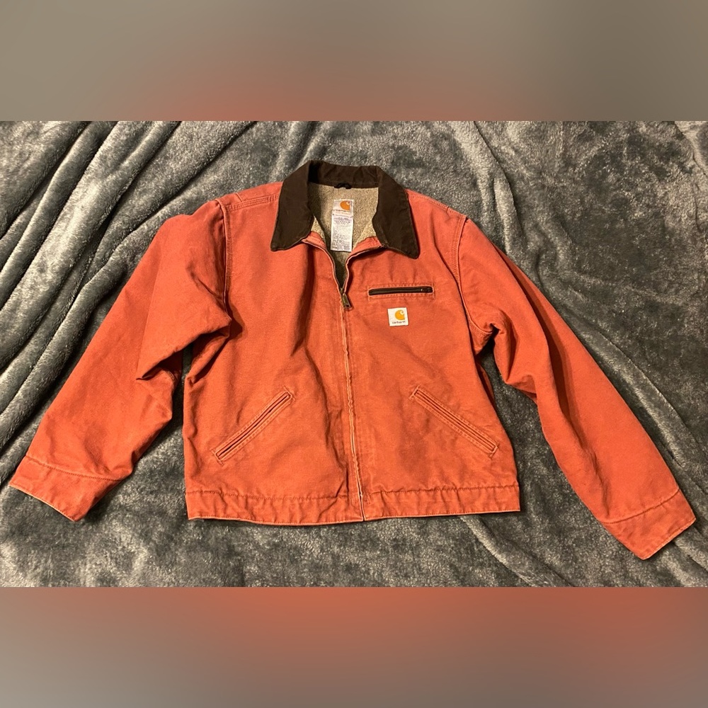 Vintage Carhartt Rose Pink Detroit jacket (L)